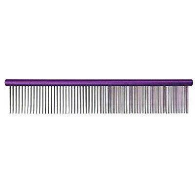 GROOM PROFESSIONAL Spectrum Aluminium Comb 50/50 Purple 25cm - Comb GROOM PROFESSIONAL Spectrum Aluminium Comb 50/50 Purple 25cm - Comb