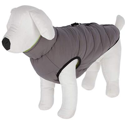 Kerbl Pet Kerbl Maxi-Pet Charmonix 80659 Quilted Coat Grey/Neon/Yellow 35 cm S Kerbl Pet Kerbl Maxi-Pet Charmonix 80659 Quilted Coat Grey/Neon/Yellow 35 cm S