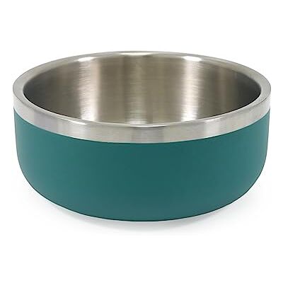 Rosewood Double Wall Stainless Steel Bowl Teal - 700ml Rosewood Double Wall Stainless Steel Bowl Teal - 700ml