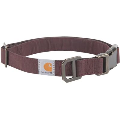 Carhartt Nylon Duck Dog Collar, Deep Wine, Medium Carhartt Nylon Duck Dog Collar, Deep Wine, Medium