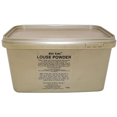 Gold Label Unisex's Louse Powder, Clear, 2 kg Gold Label Unisex's Louse Powder, Clear, 2 kg