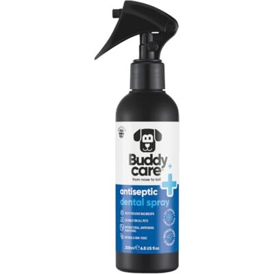 Buddycare Pet Antiseptic Dental Spray Suitable for all pets (200ml) Antiseptic Dog Breath Freshener Spray Effective Dog Dental Care Solution for dog Smelly Breath Treatment Buddycare Pet Antiseptic Dental Spray Suitable for all pets (200ml) Antiseptic Dog Breath Freshener Spray Effective Dog Dental Care Solution for dog Smelly Breath Treatment