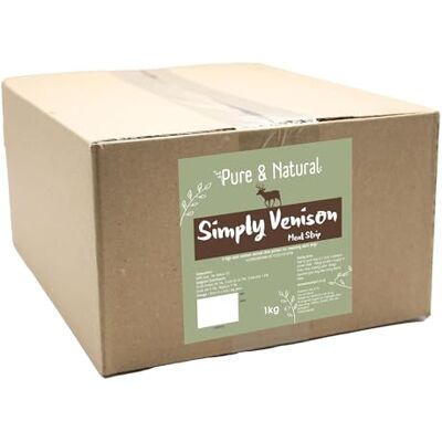 Pure and Natural - Simply Venison - 1kg - Dog Treats Pure and Natural - Simply Venison - 1kg - Dog Treats