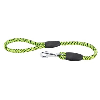 Ferplast SPORT REFLEX Dog Lead, Reflective Lead, Nylon Cord with Metal Snap Hook, Handle for Safe Control, Length 60 cm, Green Ferplast SPORT REFLEX Dog Lead, Reflective Lead, Nylon Cord with Metal Snap Hook, Handle for Safe Control, Length 60 cm, Green