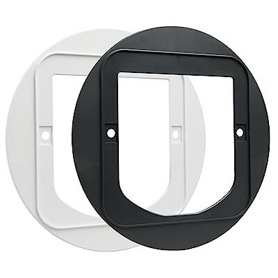SureFlap Sure Petcare Cat Flap Mounting Adaptor, Install in Glass Doors and Windows, Grey/White SureFlap Sure Petcare Cat Flap Mounting Adaptor, Install in Glass Doors and Windows, Grey/White