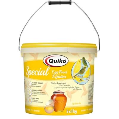 Quiko 100085 Special Egg Food 5kg for Canaries & Exotic Birds - Bird Food Quiko 100085 Special Egg Food 5kg for Canaries & Exotic Birds - Bird Food