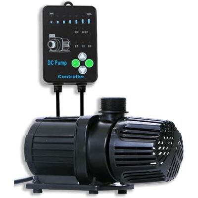eco-filtration Hsbao Variable Flow DC Pond Pump – Energy-Efficient & Adjustable Pond Pump (6000L/H Max) – External & Submersible Use eco-filtration Hsbao Variable Flow DC Pond Pump – Energy-Efficient & Adjustable Pond Pump (6000L/H Max) – External & Submersible Use