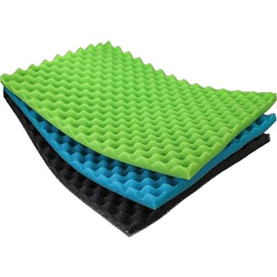 LTWHOME Fish Pond Foam Filter Sponge Set 25-Inch X 18-Inch Media,640mm X 460mm Fit for All Pond Solutions (Pack of 1 Set) LTWHOME Fish Pond Foam Filter Sponge Set 25-Inch X 18-Inch Media,640mm X 460mm Fit for All Pond Solutions (Pack of 1 Set)