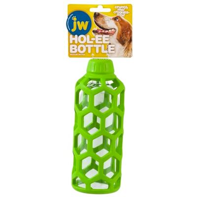 JW Hol-ee Bottle Dog Chew Toy Crunch Throw Toy for Dogs Medium JW Hol-ee Bottle Dog Chew Toy Crunch Throw Toy for Dogs Medium