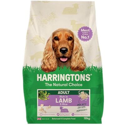 Harringtons Lamb and Rice Dog Food - Dry - 18kg Harringtons Lamb and Rice Dog Food - Dry - 18kg