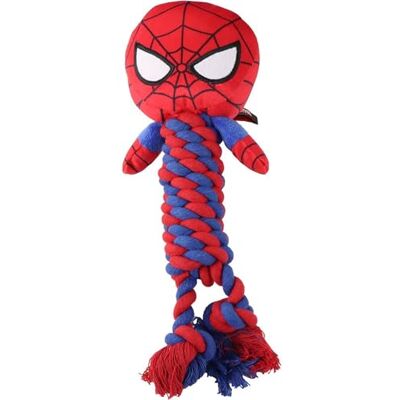 CERDÁ LIFE'S LITTLE MOMENTS Cerdá Marvel Spider-Man Dog Toy with Rope & Squeaker – Plush & Durable Chew Toy for Dogs – Interactive Tug, Fetch & Chewing Toy for Small to Medium Dogs CERDÁ LIFE'S LITTLE MOMENTS Cerdá Marvel Spider-Man Dog Toy with Rope & Squeaker – Plush & Durable Chew Toy for Dogs – Interactive Tug, Fetch & Chewing Toy for Small to Medium Dogs