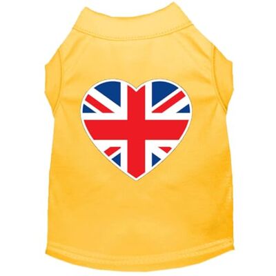 Mirage PET PRODUCTS Mirage British Flag and Heart Dog T-shirt - Dog T-shirt Mirage PET PRODUCTS Mirage British Flag and Heart Dog T-shirt - Dog T-shirt