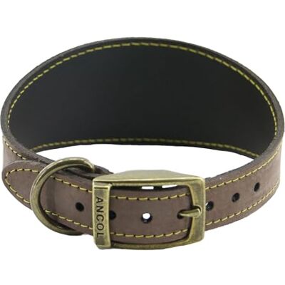 Ancol Timberwolf Leather Greyhound Collar - Dog Collar Ancol Timberwolf Leather Greyhound Collar - Dog Collar