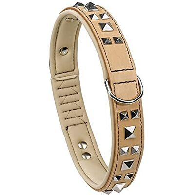 Ferplast Giotto Luxor Dog Collar, 40-44 cm/ 25 mm, Beige Ferplast Giotto Luxor Dog Collar, 40-44 cm/ 25 mm, Beige