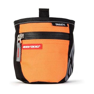 EzyDog SnakPak Dog Treat Bag Dog Walking Bag, Dog Training Treats, Poop Bag Dispenser, Magnetic Closure, Dog Training, Waterproof Zipper (Orange) EzyDog SnakPak Dog Treat Bag Dog Walking Bag, Dog Training Treats, Poop Bag Dispenser, Magnetic Closure, Dog Training, Waterproof Zipper (Orange)