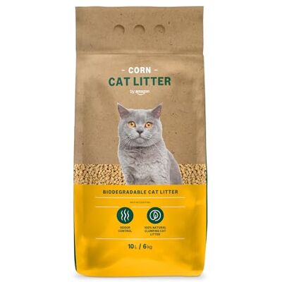 Amazon Brand - Lifelong Corn Cat Litter - Unscented - 10L Amazon Brand - Lifelong Corn Cat Litter - Unscented - 10L