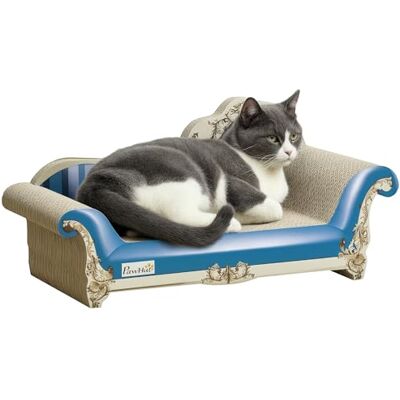 PawHut - 2 in1 Cat Scratcher - Catnip - Blue - Cat Scratcher PawHut - 2 in1 Cat Scratcher - Catnip - Blue - Cat Scratcher