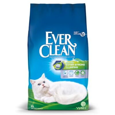 Ever Clean Clumping Cat Litter Extra Strong Scented 20L Ever Clean Clumping Cat Litter Extra Strong Scented 20L