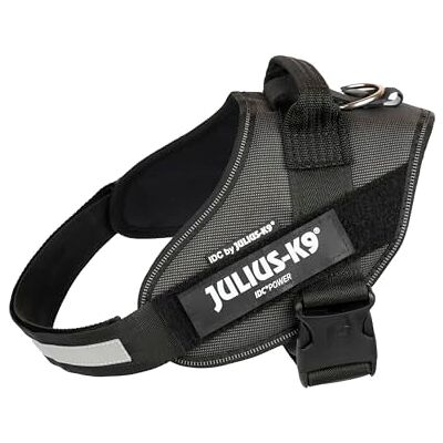 Julius-K9 IDC Powerharness, Size: 0/M, 2TON (Black-Gray) Julius-K9 IDC Powerharness, Size: 0/M, 2TON (Black-Gray)