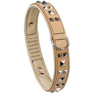 Ferplast Giotto Luxor Dog Collar, 50-58 cm/ 30 mm, Beige Ferplast Giotto Luxor Dog Collar, 50-58 cm/ 30 mm, Beige