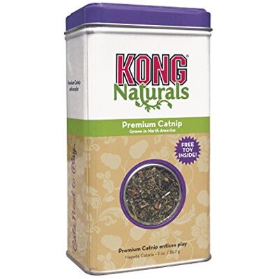 Kong Naturals Premium Catnip Premium North American Grown 2 oz Kong Naturals Premium Catnip Premium North American Grown 2 oz