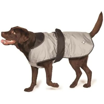 Danish Design 2 in 1 Ultimate Grey/Black Removable Padding Lightweight Dog/Puppy Coat 10 Inch 25 cm Danish Design 2 in 1 Ultimate Grey/Black Removable Padding Lightweight Dog/Puppy Coat 10 Inch 25 cm