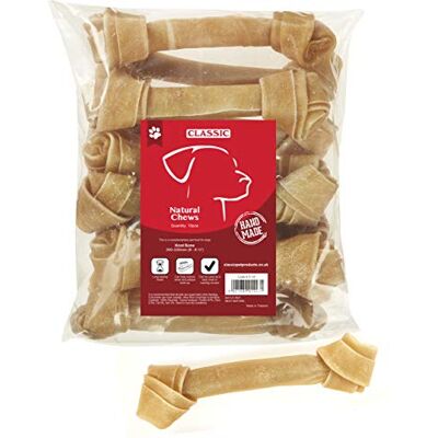 Classic - Dog Chew Treat - 10 Knot Bones - 200-220mm - Dog chew Classic - Dog Chew Treat - 10 Knot Bones - 200-220mm - Dog chew