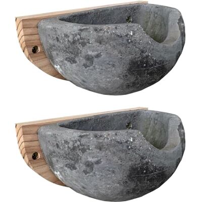 Selections Concrete House Martin Bird Nest Box Rounded Half Cup Nester (Set of 2) Selections Concrete House Martin Bird Nest Box Rounded Half Cup Nester (Set of 2)