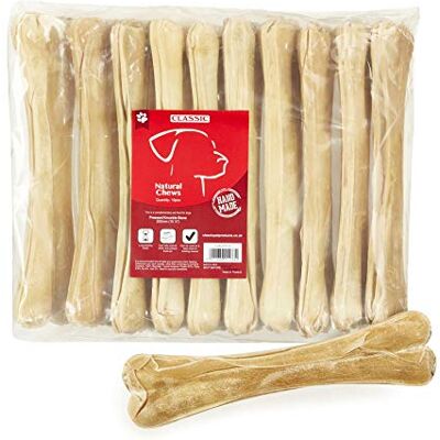 CLASSIC Pet Products Rawhide Pressed Knuckle Bone for Dogs, 265 mm, Pack of 10 CLASSIC Pet Products Rawhide Pressed Knuckle Bone for Dogs, 265 mm, Pack of 10