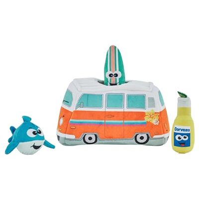 Outward Hound Hide A Surf Van Plush Dog Toy Puzzle Outward Hound Hide A Surf Van Plush Dog Toy Puzzle