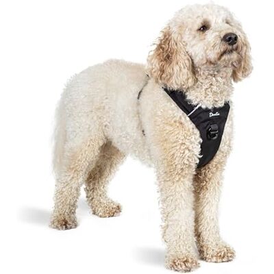 Mikki Doodles Harness for Dogs, Puppies, Adjustable, Quick Release Buckles, Allows Free Movement, Lead Attachment Points on Back & Chest, Can be Used with Double Lead, Reduces Pulling, Large Mikki Doodles Harness for Dogs, Puppies, Adjustable, Quick Release Buckles, Allows Free Movement, Lead Attachment Points on Back & Chest, Can be Used with Double Lead, Reduces Pulling, Large
