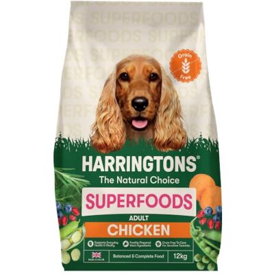 Harringtons Superfoods Grain-Free Chicken Adult Dog Food - 12kg Harringtons Superfoods Grain-Free Chicken Adult Dog Food - 12kg