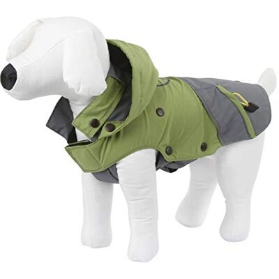 Kerbl Pet Kerbl Outdoor Dog Coat Vancouver, 35 cm, Green/ Grey Kerbl Pet Kerbl Outdoor Dog Coat Vancouver, 35 cm, Green/ Grey
