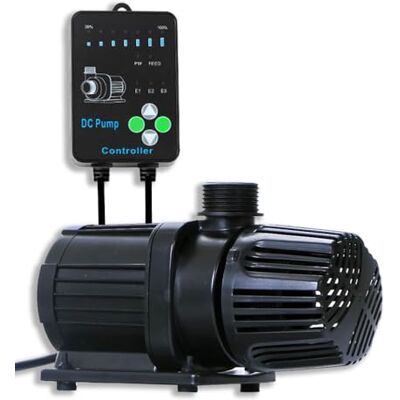 eco-filtration Hsbao Variable Flow DC Pond Pump – Energy-Efficient & Adjustable Pond Pump (12000L/H, Max) – External & Submersible Use eco-filtration Hsbao Variable Flow DC Pond Pump – Energy-Efficient & Adjustable Pond Pump (12000L/H, Max) – External & Submersible Use