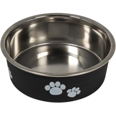 JACK AND VANILLA , Bon Appetit Stainless Steel Non-Slip Bowl 1600 ml Diameter 21 cm Stylish and Practical Design for Pets Easy to Clean and Durable JACK AND VANILLA , Bon Appetit Stainless Steel Non-Slip Bowl 1600 ml Diameter 21 cm Stylish and Practical Design for Pets Easy to Clean and Durable