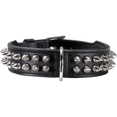 HUNTER Rambo Genuine Cow Leather Collar, 65/51 x 58.5 cm, Medium, Black/Nappa Black HUNTER Rambo Genuine Cow Leather Collar, 65/51 x 58.5 cm, Medium, Black/Nappa Black