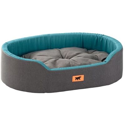 Ferplast Dandy Pet Bed - Cotton, Removable Cushion, 55x41x15cm - Pet Bed Ferplast Dandy Pet Bed - Cotton, Removable Cushion, 55x41x15cm - Pet Bed
