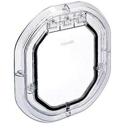 Pet-Tek Catwalk Dog Door Clear Glass Fitting Pet-Tek Catwalk Dog Door Clear Glass Fitting