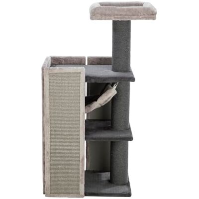 Trixie Cat Tree Arianna 44 in Grey – Multi-Level Cat Scratching Post for Indoor Cats with Comfortable Lounging Areas, Play Opportunities, Large Sisal Scratching Surface & Hammock – 44464 Trixie Cat Tree Arianna 44 in Grey – Multi-Level Cat Scratching Post for Indoor Cats with Comfortable Lounging Areas, Play Opportunities, Large Sisal Scratching Surface & Hammock – 44464