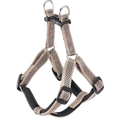 Ferplast Dog Harness DAYTONA DELUXE, Nylon Dog Harness Small Size, Padded, Adjustable, Reflective. Brown-Black Ferplast Dog Harness DAYTONA DELUXE, Nylon Dog Harness Small Size, Padded, Adjustable, Reflective. Brown-Black