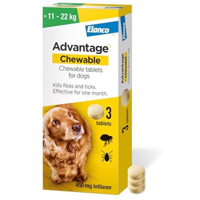 Advantage - Chewable Tablets - 11-22 kg Advantage - Chewable Tablets - 11-22 kg