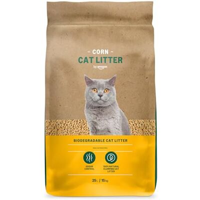 Amazon Brand - Lifelong Corn Cat Litter - 25L Amazon Brand - Lifelong Corn Cat Litter - 25L