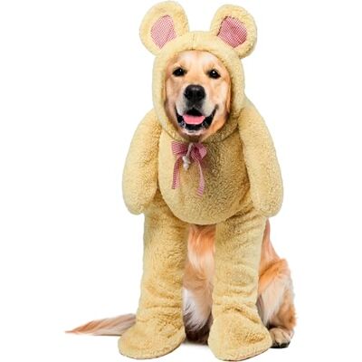 Rubies Official Walking Teddy Bear Pet Costume, Size Medium Halloween Halloween Rubies Official Walking Teddy Bear Pet Costume, Size Medium Halloween Halloween
