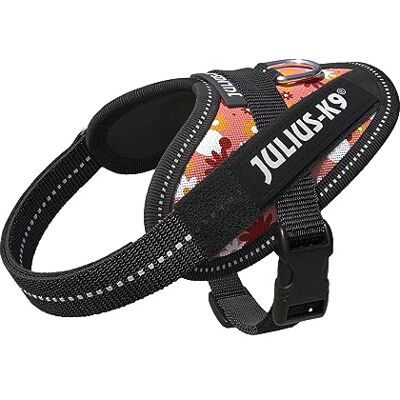 Julius K-9 IDC Power harness - 2XS/Baby 2 - Rosa small flowers - Dog Harness Julius K-9 IDC Power harness - 2XS/Baby 2 - Rosa small flowers - Dog Harness