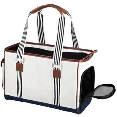 Trixie Elisa Dog Carrier, 20 x 26 x 41 cm, White Trixie Elisa Dog Carrier, 20 x 26 x 41 cm, White