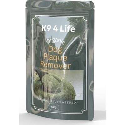 K9 4 Life Plaque Off and Tartar Remover for Dogs 60g Dental Care for Healthy Teeth and Gums K9 4 Life Plaque Off and Tartar Remover for Dogs 60g Dental Care for Healthy Teeth and Gums