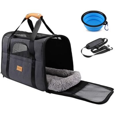 morpilot Pet Carrier Bag - Portable Cat Carrier Top Opening Foldable Transport morpilot Pet Carrier Bag - Portable Cat Carrier Top Opening Foldable Transport