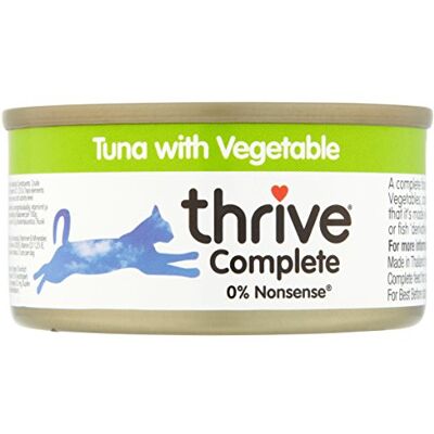 Thrive - 100% COMPLETE - 12-pack - Tuna Veg - Cat Food Thrive - 100% COMPLETE - 12-pack - Tuna Veg - Cat Food