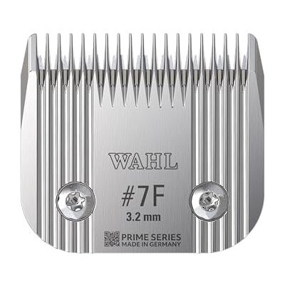 Wahl Prime Series Cutting Set, #7F, 3.2 mm, Full Tooth Cutting Set Pet Clipper, Replacement Cutting Set, Replacement Parts for Pet Clippers, Stainless Steel, Rustproof, Precise Cut Wahl Prime Series Cutting Set, #7F, 3.2 mm, Full Tooth Cutting Set Pet Clipper, Replacement Cutting Set, Replacement Parts for Pet Clippers, Stainless Steel, Rustproof, Precise Cut