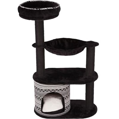Trixie Giada Cat Tower Scratching Post, Condo with Removable Cushion, Hammock, Top Platform Bed 28.66 LBS Trixie Giada Cat Tower Scratching Post, Condo with Removable Cushion, Hammock, Top Platform Bed 28.66 LBS